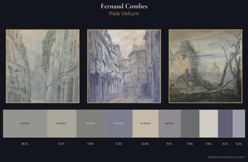 Fernand Combes Palette 3 - Pale Vellum