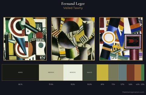 Fernand Leger Palette 4 - Veiled Tawny