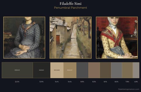 Filadelfo Simi Palette 2 - Penumbral Parchment