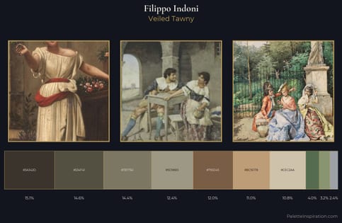 Filippo Indoni Palette 4 - Veiled Tawny