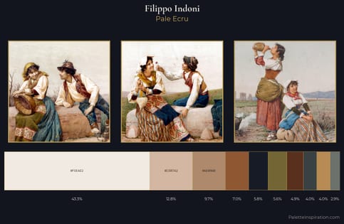 Filippo Indoni Palette 6 - Pale Ecru