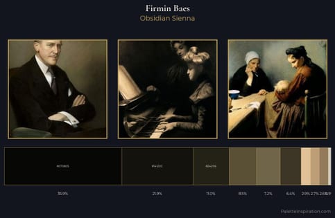 Firmin Baes Palette 3 - Obsidian Sienna