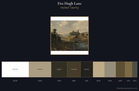 Fitz Hugh Lane Palette 4 - Veiled Tawny