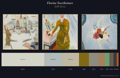 Florine Stettheimer Palette 2 - Soft Ecru