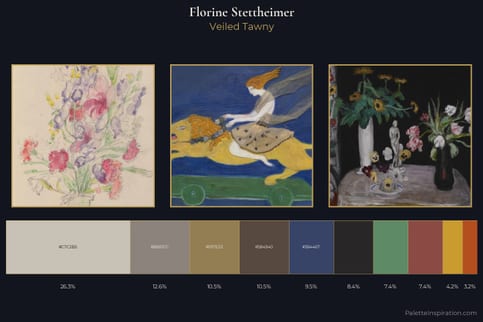 Florine Stettheimer Master Palette - Veiled Tawny