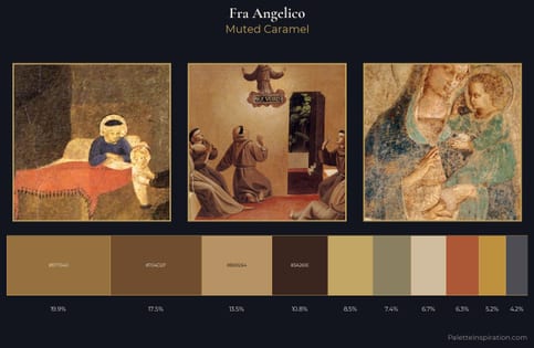 Fra Angelico Palette 4 - Muted Caramel
