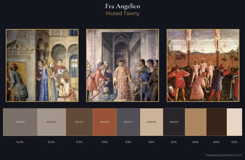 Fra Angelico Palette 6 - Muted Tawny