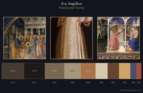 Fra Angelico Palette 10 - Shadowed Tawny