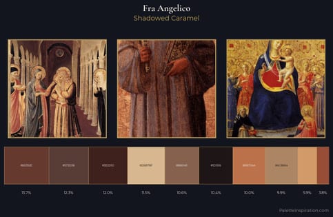 Fra Angelico Palette 13 - Shadowed Caramel