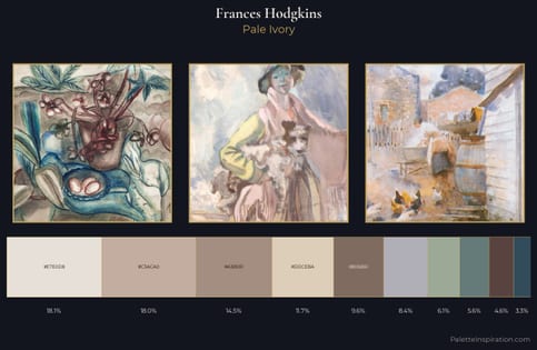 Frances Hodgkins Palette 4 - Pale Ivory