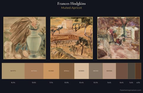 Frances Hodgkins Palette 8 - Muted Apricot