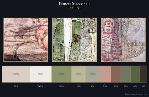 Frances Macdonald Palette 1 - Soft Ecru