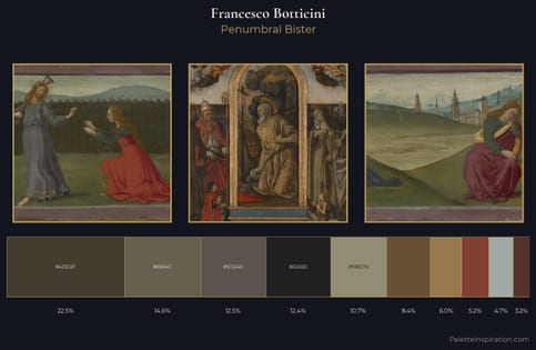 Francesco Botticini Palette 6 - Penumbral Bister