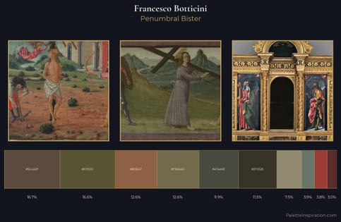 Francesco Botticini Palette 7 - Penumbral Bister