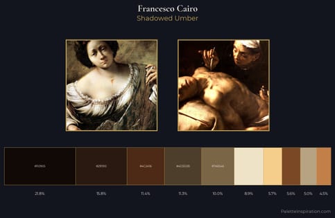 Francesco Cairo Palette 1 - Shadowed Umber