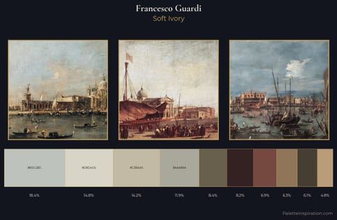 Francesco Guardi Palette 1 - Soft Ivory