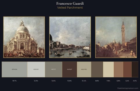 Francesco Guardi Palette 3 - Veiled Parchment