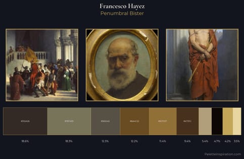 Francesco Hayez Palette 8