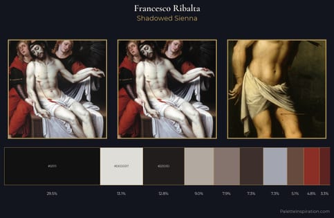 Francesco Ribalta Palette 3 - Shadowed Sienna
