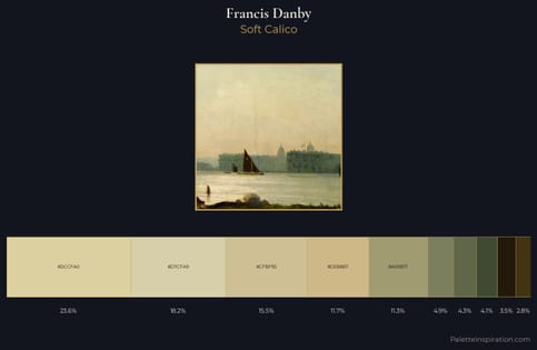 Francis Danby Palette 2 - Soft Calico
