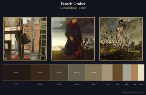 Francis Gruber Palette 3 - Penumbral Bister
