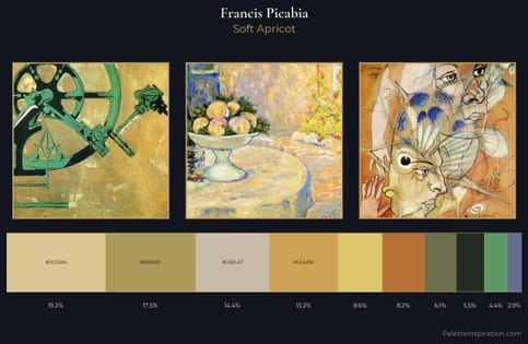 Francis Picabia Palette 2 - Soft Apricot