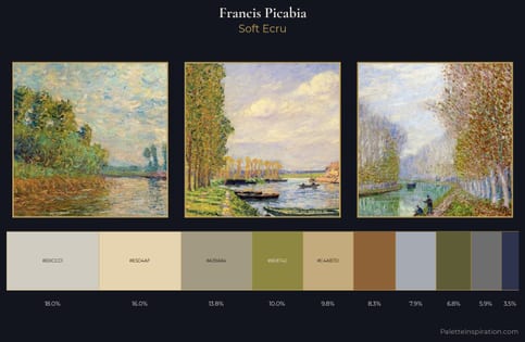 Francis Picabia Palette 3 - Soft Ecru