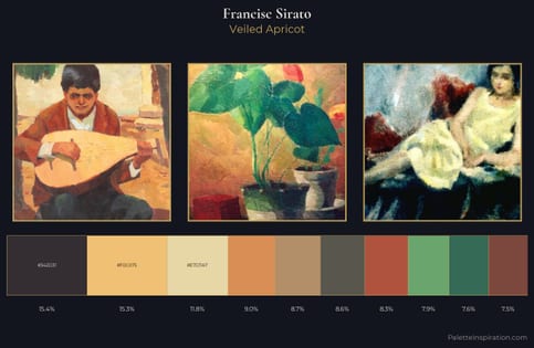 Francisc Sirato Palette 5 - Veiled Apricot