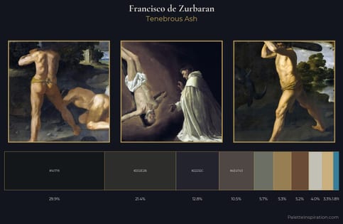 Francisco de Zurbaran Palette 12