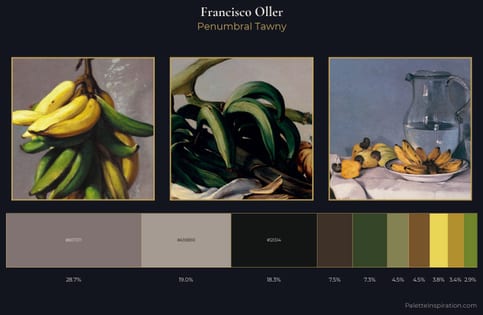Francisco Oller Palette 6 - Penumbral Tawny