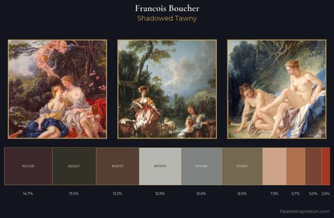 Francois Boucher Palette 6 - Shadowed Tawny