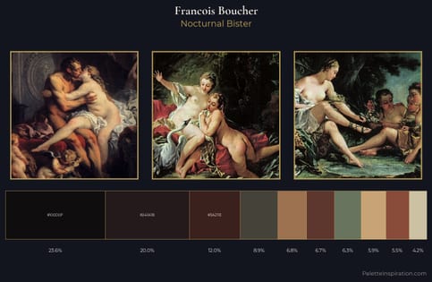 Francois Boucher Palette 9 - Nocturnal Bister