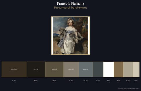 Francois Flameng Palette 2 - Penumbral Parchment