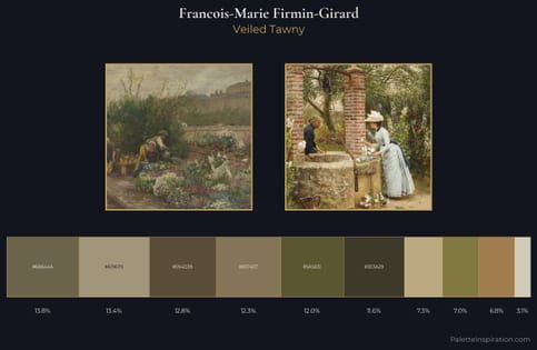 Francois-Marie Firmin-Girard Palette 2 - Veiled Tawny