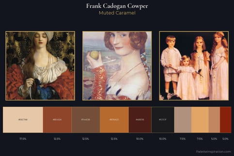 Frank Cadogan Cowper Master Palette - Muted Caramel