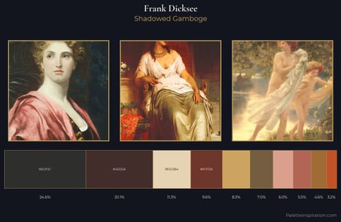 Frank Dicksee Palette 3 - Shadowed Gamboge