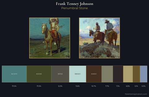 Frank Tenney Johnson Palette 3