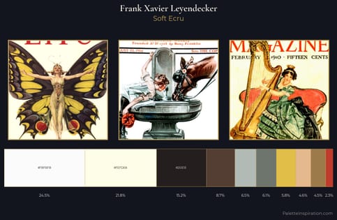 Frank Xavier Leyendecker Palette 1 - Soft Ecru