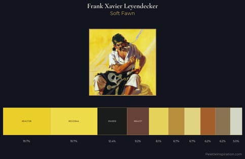 Frank Xavier Leyendecker Palette 2