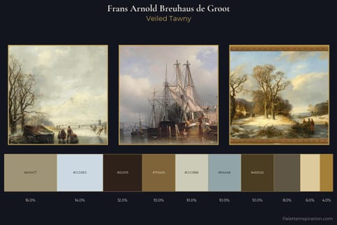 Frans Arnold Breuhaus de Groot Master Palette - Veiled Tawny