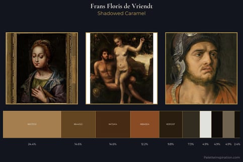 Frans Floris de Vriendt Master Palette - Shadowed Caramel