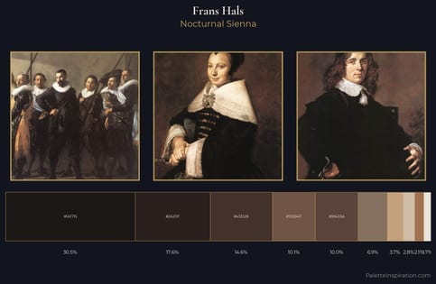 Frans Hals Palette 4 - Nocturnal Sienna