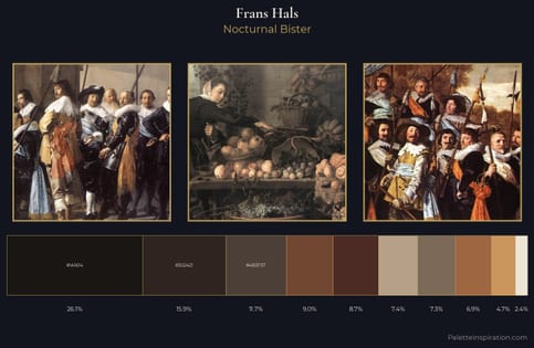 Frans Hals Palette 8 - Nocturnal Bister