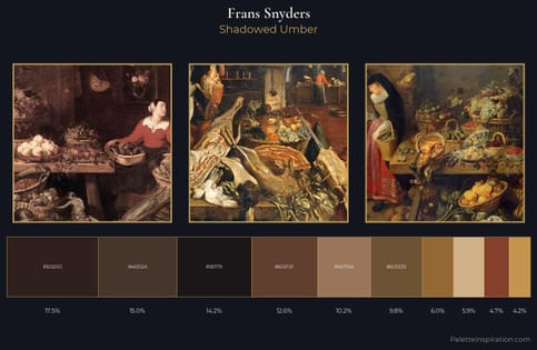 Frans Snyders Palette 7 - Shadowed Umber