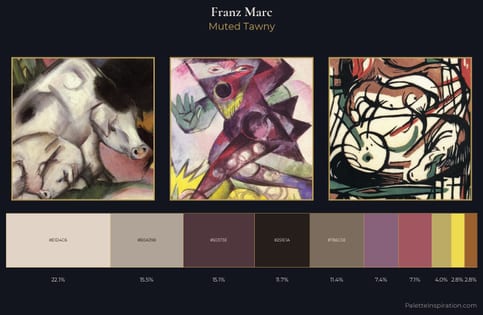 Franz Marc Palette 3 - Muted Tawny