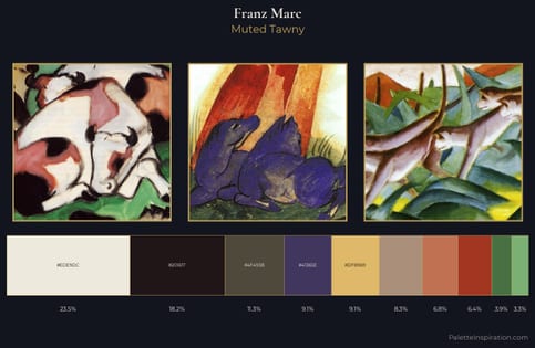 Franz Marc Palette 4 - Muted Tawny