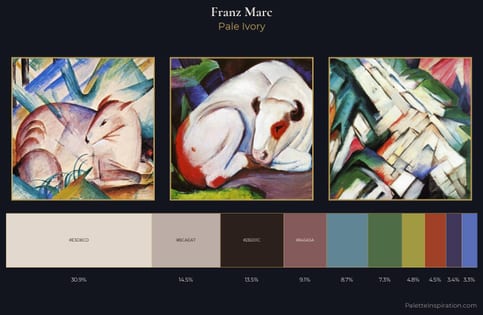 Franz Marc Palette 5 - Pale Ivory
