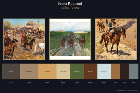 Franz Roubaud Master Palette - Veiled Tawny