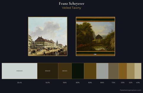 Franz Scheyerer Palette 1 - Veiled Tawny