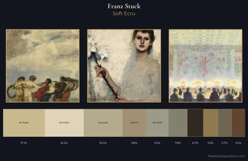 Franz Stuck Palette 2 - Soft Ecru
